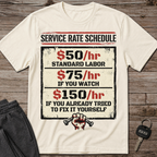 Service Rate Schedule T-Shirt