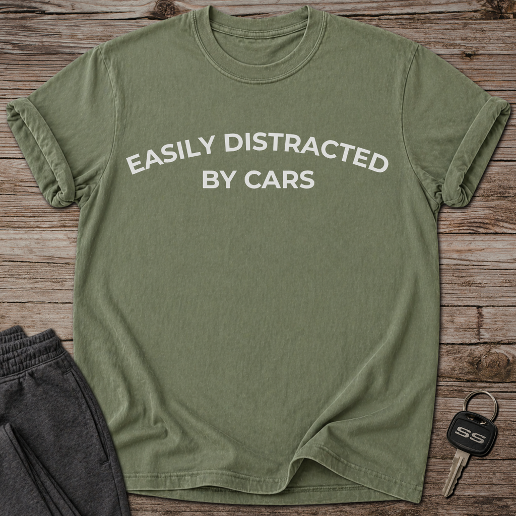 Easily Distracted by Cars T-Shirt