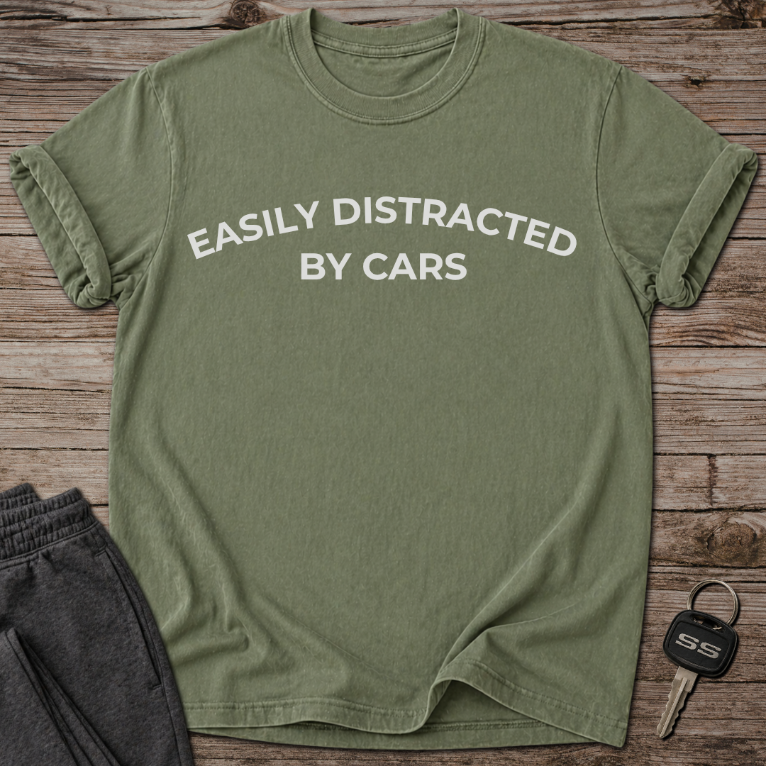 Easily Distracted by Cars T-Shirt